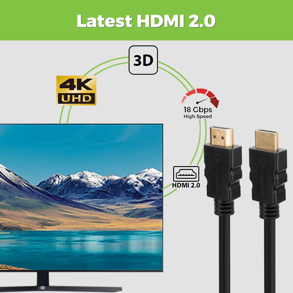 Prokord HDMI 2.0 4K GOLD 2M 2m HDMI Hane HDMI Hane (HDMI2.0-H-0003)