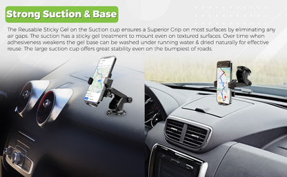 Car mount - Mobile holder with multiple viewing angles
