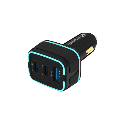 115W high power multi port car charger
